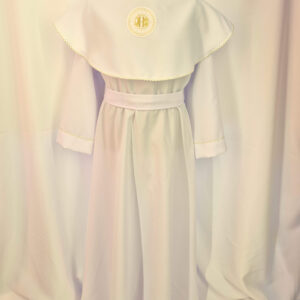 Alba Sukienkowa Fala Biało/Złota IHS G/Z