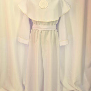 Alba Sukienkowa Fala Biało/Złota IHS L/B