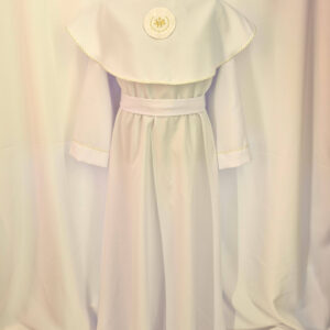 Alba Sukienkowa Fala Biało/Złota IHS L/B/Z